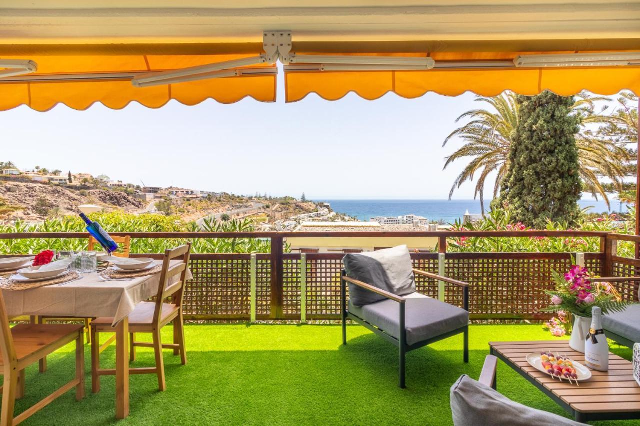 Апартаменты Increible Terraza Con Vistas Al Mar En San Agustin Экстерьер фото