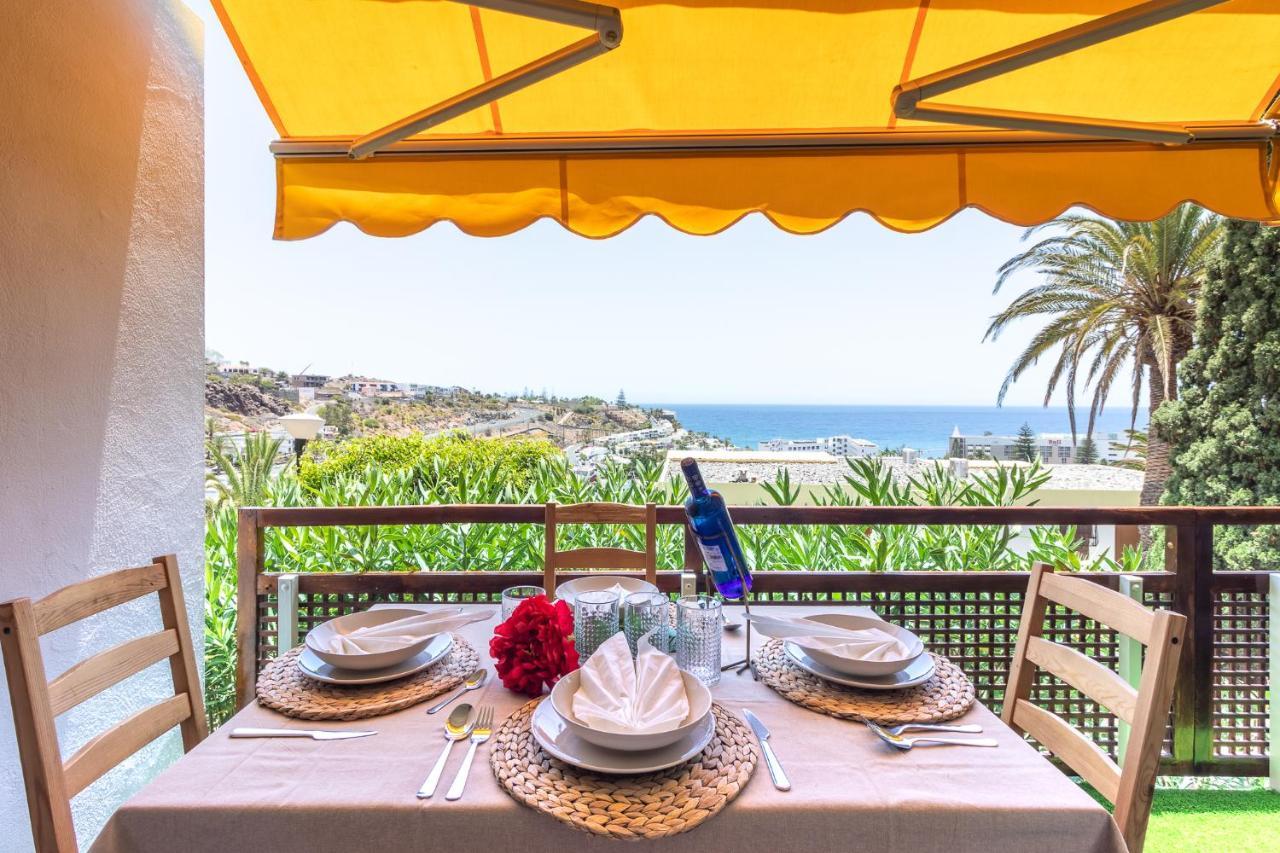 Апартаменты Increible Terraza Con Vistas Al Mar En San Agustin Экстерьер фото